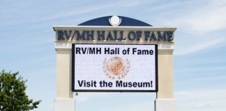 2020 RV/MH Annual Induction Dinner Postponed until Dec. 3 2021 hall of fame Induction class sign