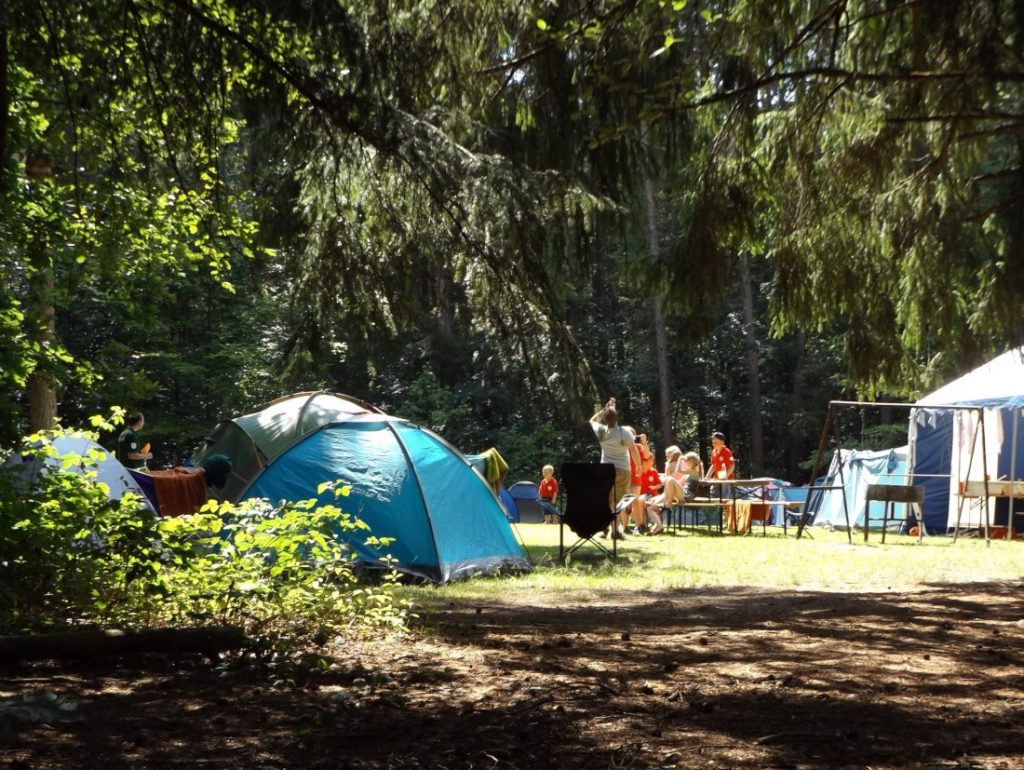 DeWitt Scholarship camping