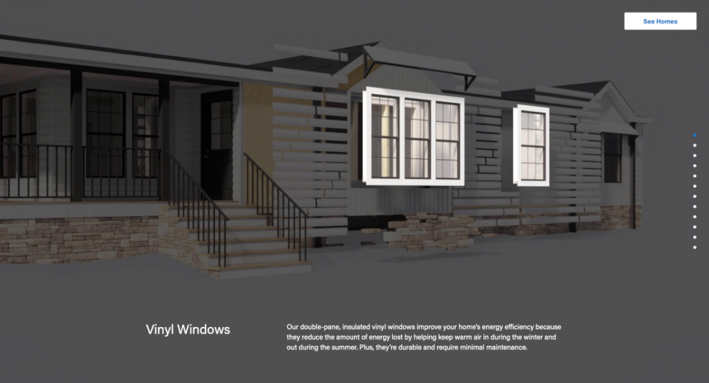 Unbuilt campaign exterior materials and windows