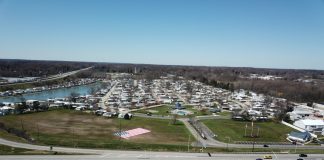 Pikewood Manor Builds Giant American Flag