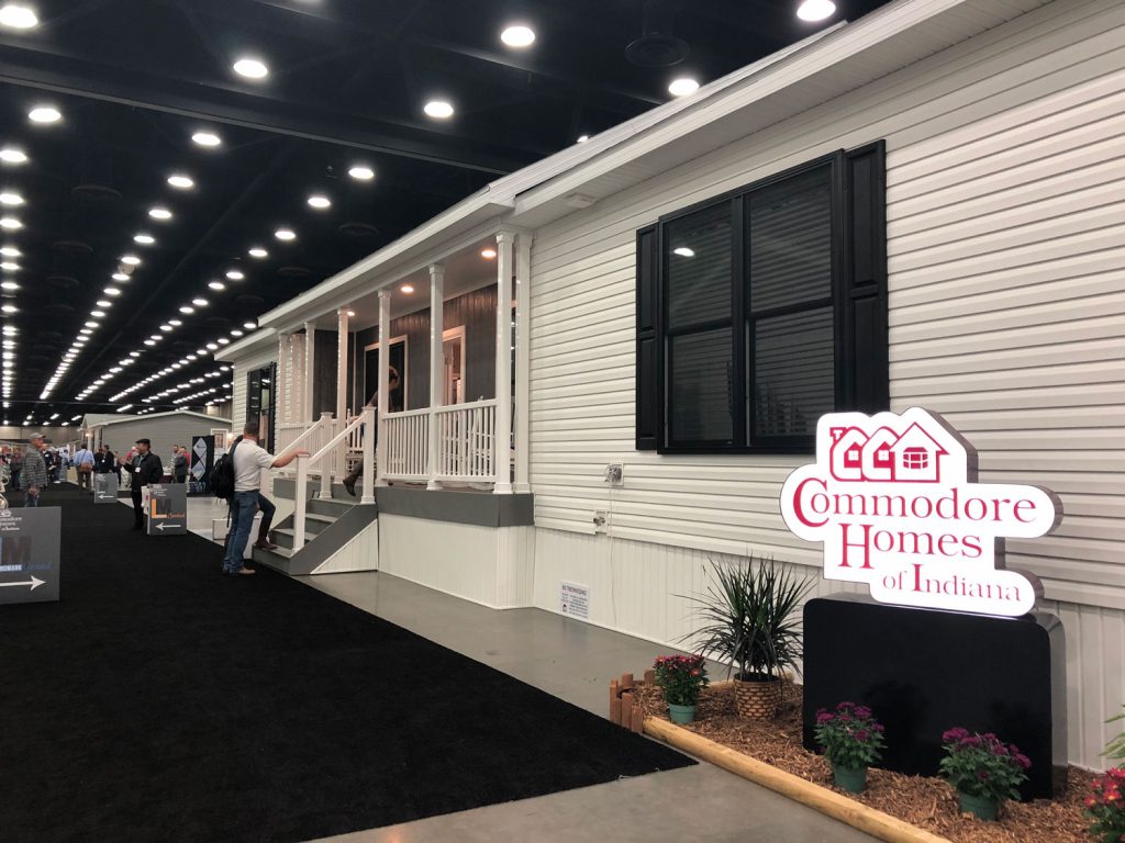 Commodore Homes new home at trade show