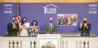 UMH Properties Initiates Innovative New Community Financing Structure UMH Opening Bell NYSE new community financing