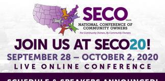 SECO National Conference of Community Owners Releases Schedule SECO National Conference of Community Owners