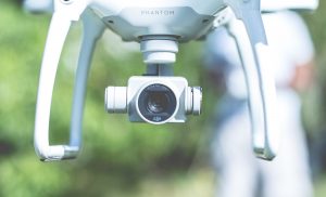 drone mapping white closeup camera