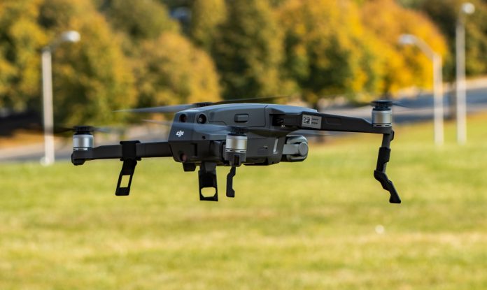 drone mapping black field