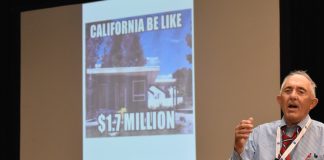 Real Estate Professor Provides Pep Talk to MH Professionals in Texas john s baen professor tmha talk