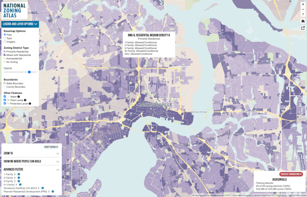 national zoning atlas map jacksonville affordable housing manufactured housing nza local zoning