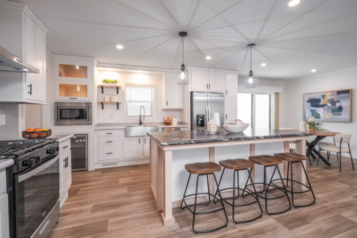 manufactured housing interior kitchen bright roomy felber home features mhinsider magazine