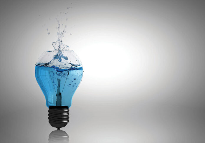 water in light bulb idea advanced tech in water submetering