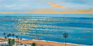 Painter of the Palisades Reflects on Her Home, Her Work Marisa Murrow palisades parks painter painting manufactured home community coastal