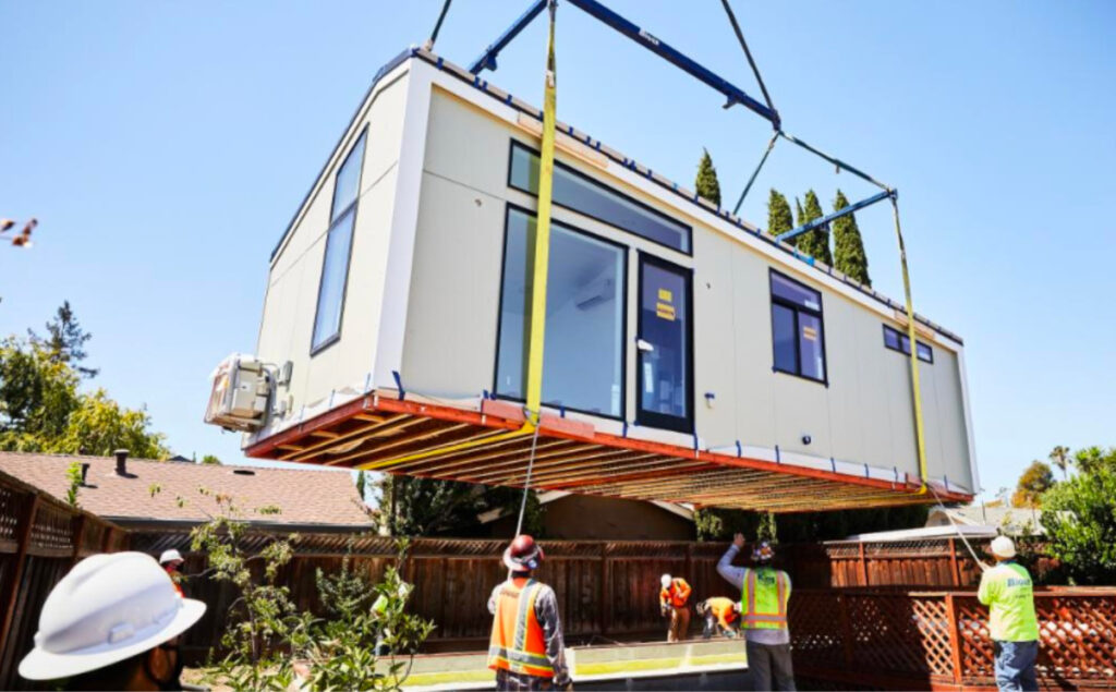 backyard cottages adus adjacent structure factory built LA housing solutions