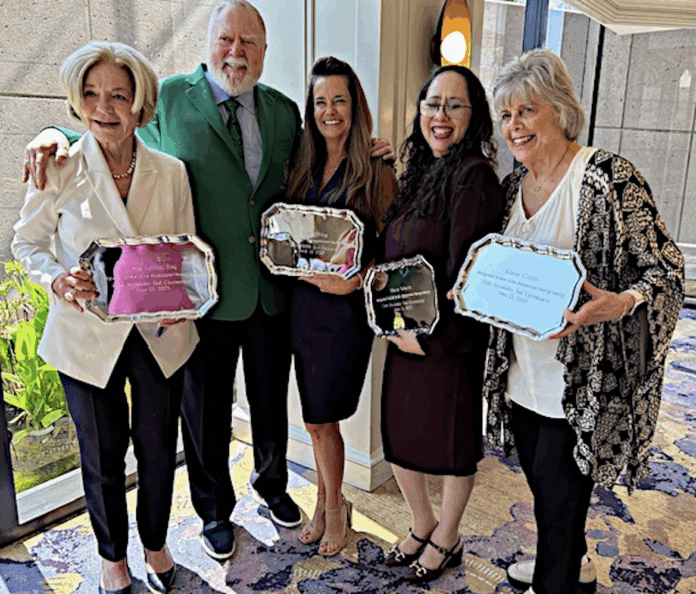 manufactured housing industry women honored silver platters barry cole insurance