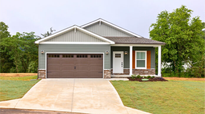 manufactured home exterior hero shot factory built new home clayton cook bros crossmod neighborhood knoxville tenn mhinsider