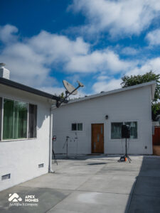 adu condo conversion front shot of small home affordable housing san jose apex