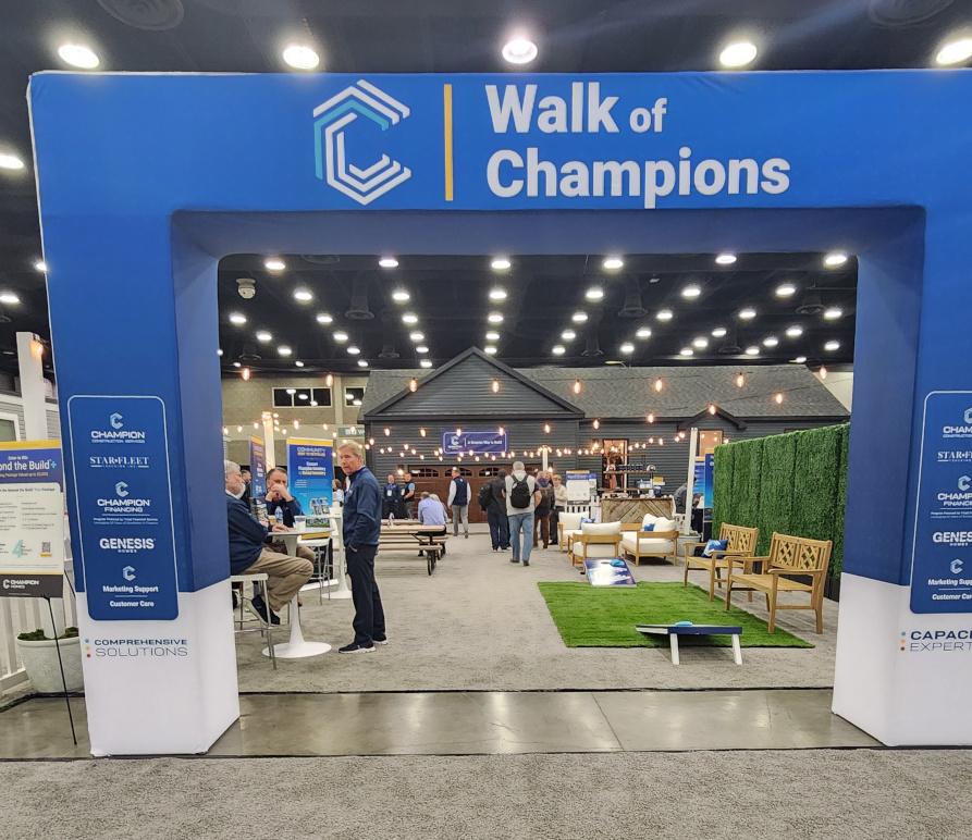 manufactured housing display louisville show champion homes walk of champions affordable housing