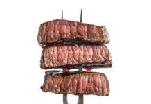 Sell the Sizzle manufactured housing industry marketing sizzle steak on a fork