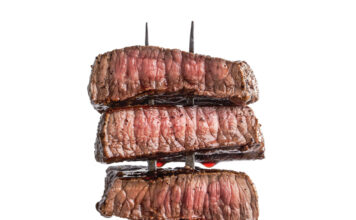 Sell the Sizzle manufactured housing industry marketing sizzle steak on a fork