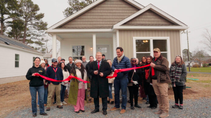 champion homes ribbon cutting city officials virginia new home manufactured homes