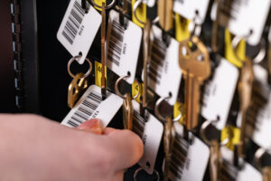 hand selects among coded keys manufactured housing communities key access management security handytrac mhinsider mh professionals land-lease communities, mhinsider