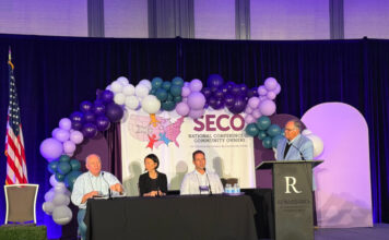 SECO26: Practical Education for Community Owners manufactured housing industry events three person panel table seco community owners education