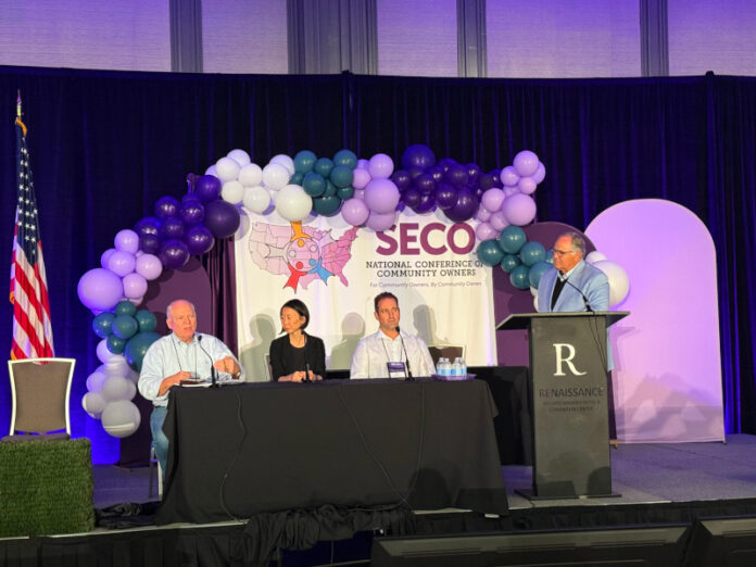 manufactured housing industry events three person panel table seco community owners education